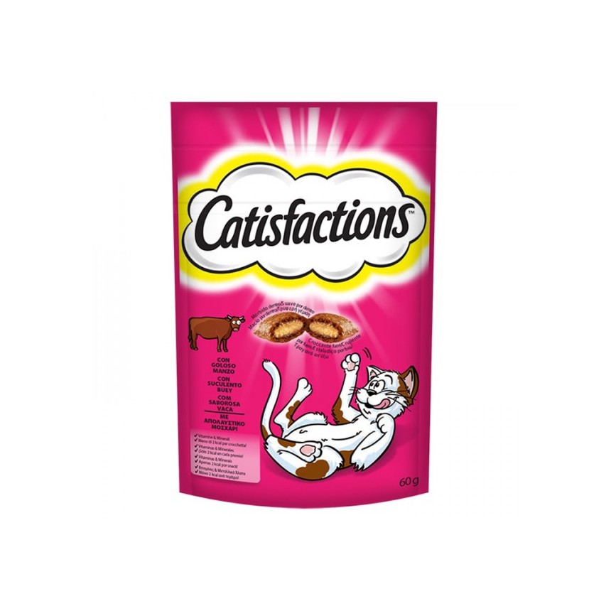 catisfaction beef cat treats