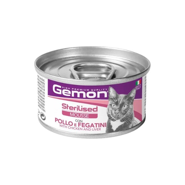 GEMON MOUSSE STERILIZED CHICKEN FEGATO