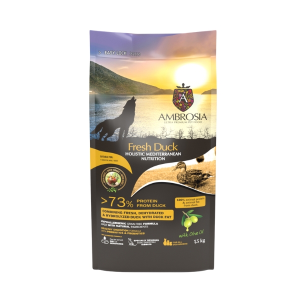 AMBROSIA FRESH DUCK DOG 5KG