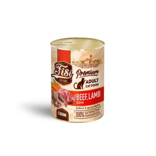 FISI CAT CHUNKS BEEF LAMB CARROT